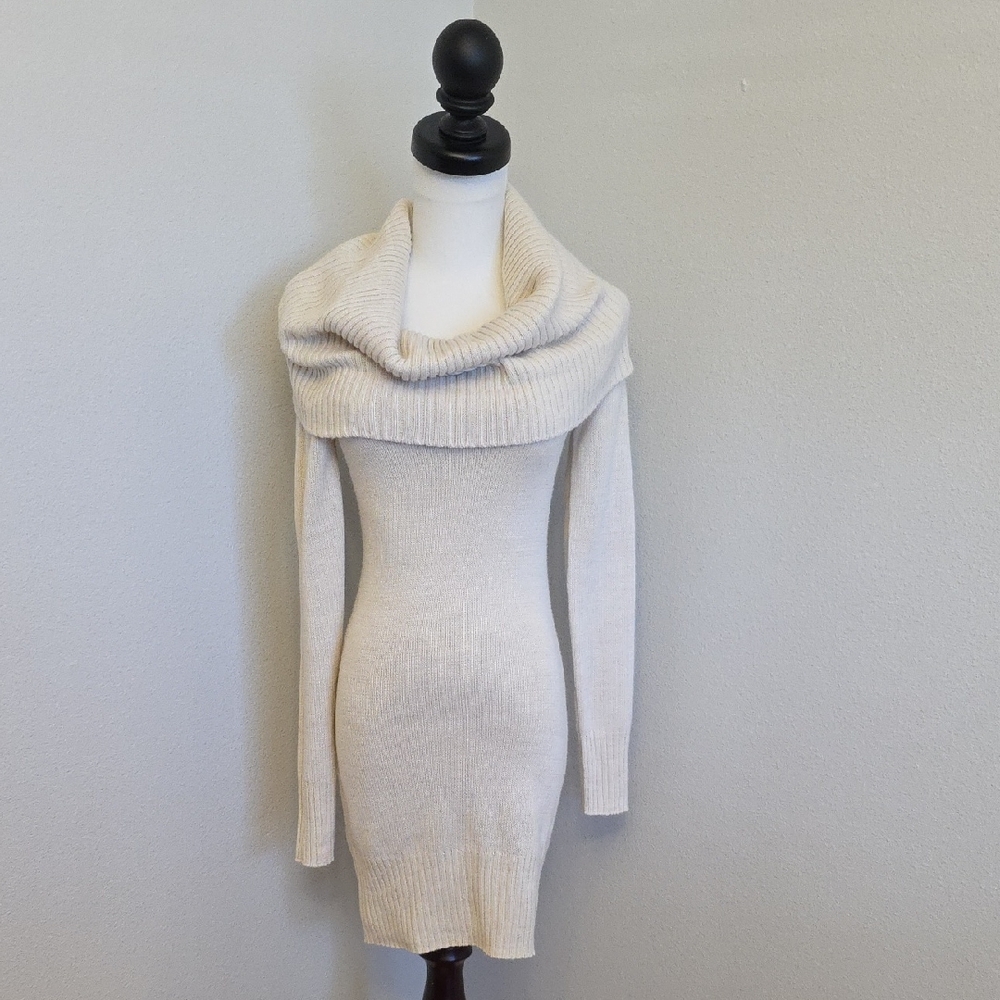 H&M Cream Cowl Neck Sweater